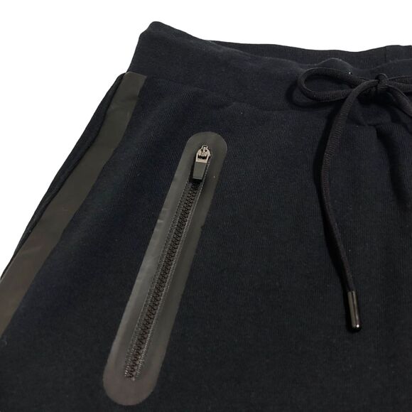 NEW Fabletics Amara Mini Skirt Black French Terry Drawstring Womens XS - Picture 3 of 6